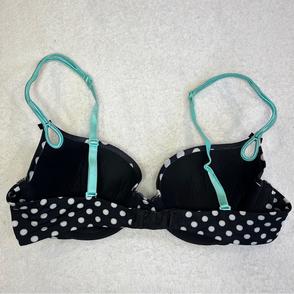 SOLD✖️Victoria’s Secret Sexy Little Things Push Up Bra Size 34C Polka Dot - Picture 5 of 10